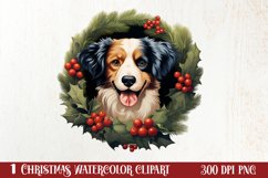 3D Christmas Dog Ornaments Engraved Bundle, 3D Dog Christmas Product Image 1