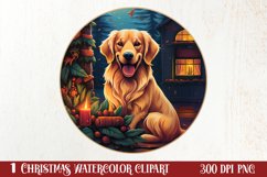 3D Christmas Dog Ornaments Engraved Bundle, 3D Dog Christmas Product Image 1