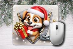 3d Christmas Mouse Pad Sublimation Bundle Smashed Wall PNG