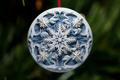 3D Christmas Ornament Sublimation Bundle / 3D Ornaments Png Product Image 4