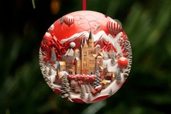 3D Christmas Ornaments Bundle / 3D Christmas Sublimation Png Product Image 6