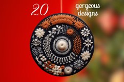 3D Christmas Ornaments Sublimation Bundle / Christmas PNG Product Image 2