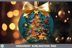 Gorgeous3D Christmas Quilled Ornament design.