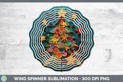 Gorgeous3D Christmas Quilled Wind Spinner design.