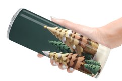 3D Tree Christmas | Tumbler Sublimation Wrap Product Image 6