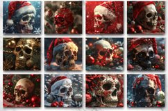 3D Christmas Skull Tumbler Wrap Bundle Product Image 3