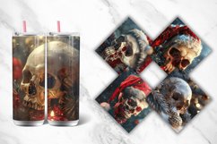 3D Christmas Skull Tumbler Wrap Bundle Product Image 2