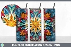 GorgeousWatercolor Christmas Tumbler design.