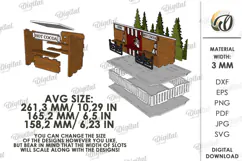 Christmas Stand Laser Cut. Christmas Decor SVG Product Image 2