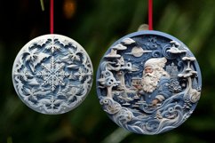 3D Christmas Ornament Sublimation Bundle / 3D Ornaments Png Product Image 7