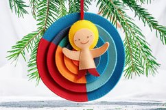 Round Christmas Ornament Sublimation Bundle / PNG / 300 DPI Product Image 5