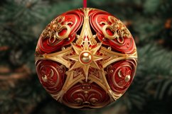Fantasy Christmas Ornaments Sublimation Bundle PNG / 300 DPI Product Image 8