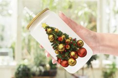 3D Christmas Tree Glass Can Wraps Product Image 2