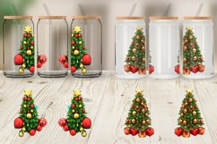 3D Christmas Tree Glass Can Wraps Product Image 6