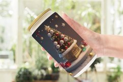 3D Christmas Tree Baubles Glass Can Wraps Product Image 2