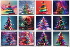 3D Christmas Tree Colorful Tumbler Wrap Bundle Product Image 3