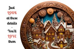 Candyland 3D Round Christmas Ornaments Bundle Sublimation Product Image 2