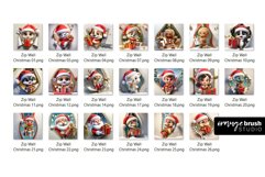 3D Christmas Tumbler Wrap Bundle Zip Wall Sublimation PNG 3