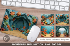 3D Clay Squishy Underwater Mouse Pad Product Image 1