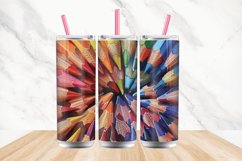 3D Colored Pencils Tumbler wrap Bundle Product Image 4