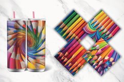 3D Colored Pencils Tumbler wrap Bundle Product Image 2