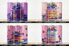 3D Colorful Blueberry Pancake Tumbler Bundle Product Image 5