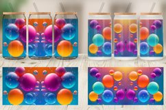 3D Colorful Bubble Glass Can Wraps Product Image 3