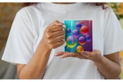 3D Colorful Bubble | Mug sublimation design Product Image 3