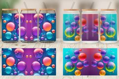 3D Colorful Bubble Glass Can Wraps Product Image 4