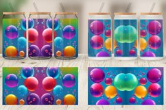 3D Colorful Bubble Glass Can Wraps Product Image 6