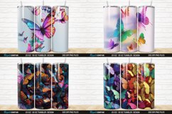 3D Colorful Butterfly Tumbler Wrap Bundle Product Image 4