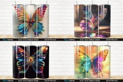 3D Colorful Butterfly Tumbler Wrap Bundle Product Image 5