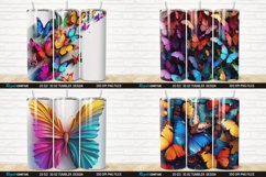 3D Colorful Butterfly Tumbler Wrap Bundle Product Image 3