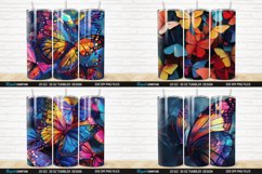 3D Colorful Butterfly Tumbler Wrap Bundle Product Image 2