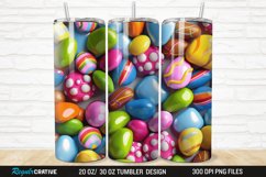 3D Colorful Candies 20/30oz Skinny Tumbler Product Image 1