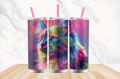 3D Colorful Cat Tumbler Wrap Bundle Product Image 4