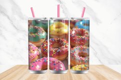 3D Colorful Donuts Tumbler Wrap Bundle Product Image 4