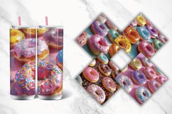 3D Colorful Donuts Tumbler Wrap Bundle Product Image 2