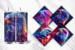3D Colorful Eagle Tumbler Wrap Bundle Product Image 2