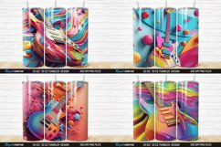 3D Colorful Guitar Tumbler Wrap Bundle Product Image 2