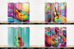 3D Colorful Guitar Tumbler Wrap Bundle Product Image 6