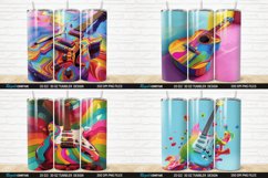 3D Colorful Guitar Tumbler Wrap Bundle Product Image 3