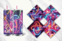 3D Colorful Neon Tumbler Wrap Bundle Product Image 3