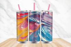 3D Colorful Paint Tumbler Wrap Bundle Product Image 4