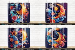3D Colorful Sun Moon Ying Yang Beautiful Tumbler Bundle Product Image 7