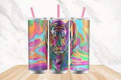 3D Colorful Tiger Tumbler Wrap Bundle Product Image 4