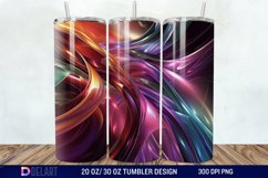 3D colorful Tumbler Wrap Product Image 1