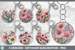 Bundle of six 3D Keychain designs.