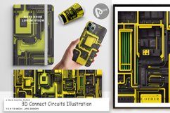 Digital Paper 3D Connect Circuits Product Image 1