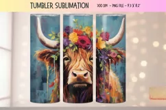 3d Cow Tumbler Wrap 3d Animal Tumbler Sublimation Png
